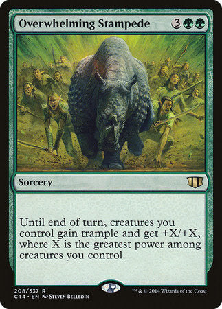 Overwhelming Stampede [Commander 2014] | The Time Vault CA