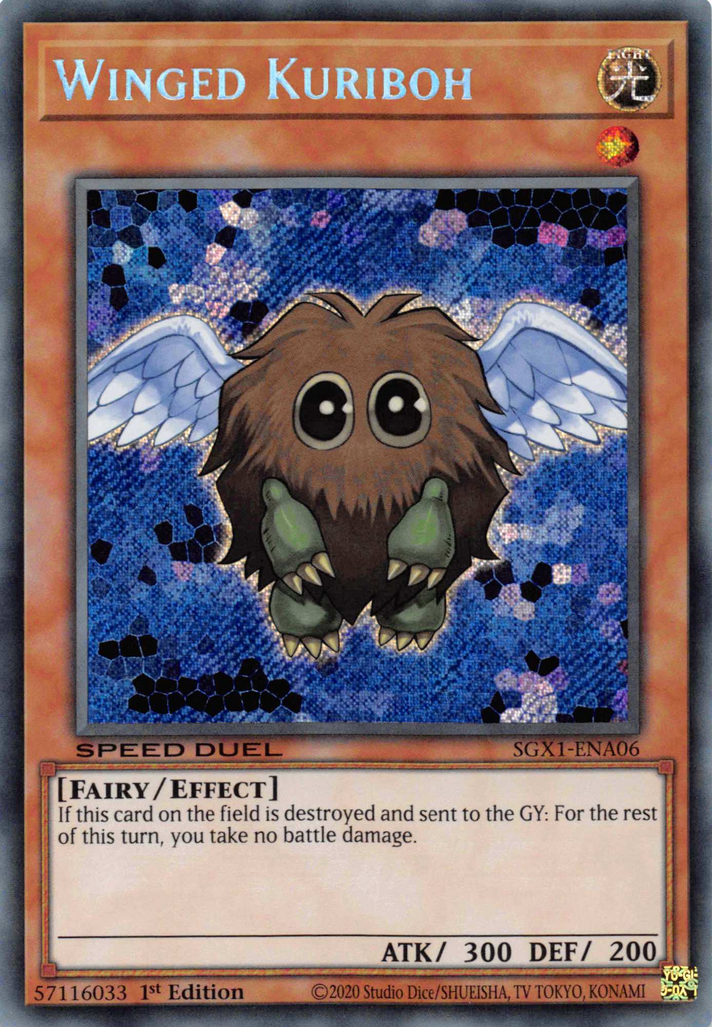 Winged Kuriboh [SGX1-ENA06] Secret Rare | The Time Vault CA