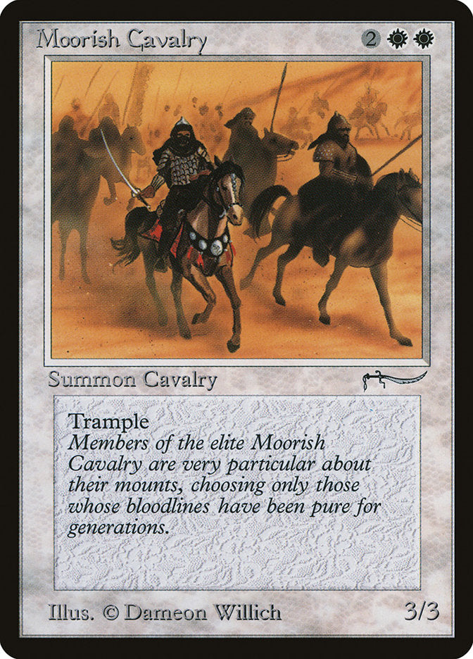Moorish Cavalry (Dark Mana Cost) [Arabian Nights] | The Time Vault CA