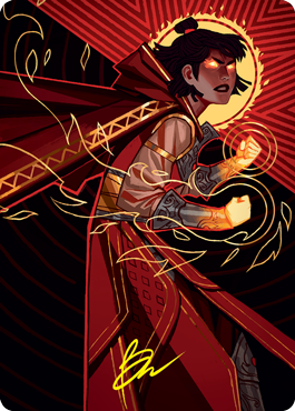 Infuriate Art Card (Gold-Stamped Signature) [Strixhaven: School of Mages Art Series] | The Time Vault CA