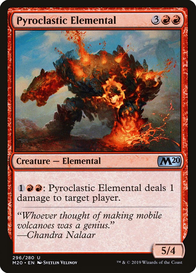 Pyroclastic Elemental [Core Set 2020] | The Time Vault CA