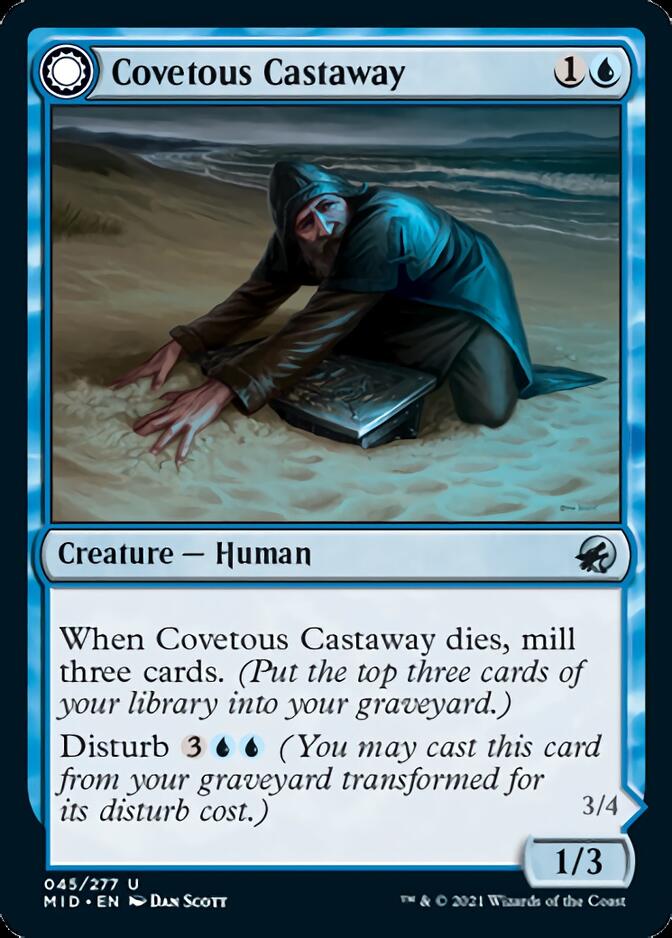 Covetous Castaway // Ghostly Castigator [Innistrad: Midnight Hunt] | The Time Vault CA