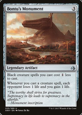 Bontu's Monument [Amonkhet] | The Time Vault CA