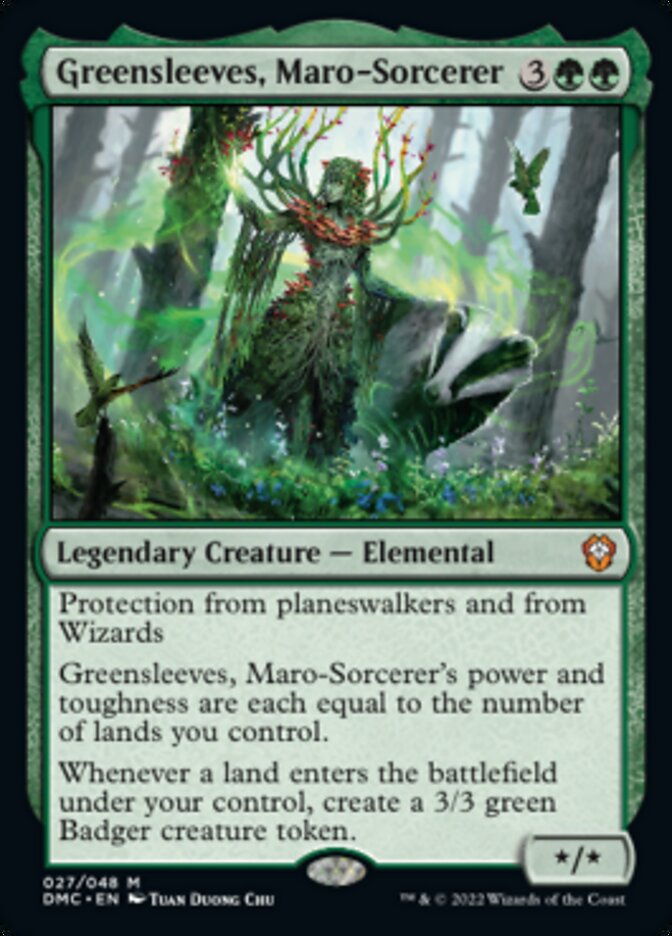 Greensleeves, Maro-Sorcerer [Dominaria United Commander] | The Time Vault CA