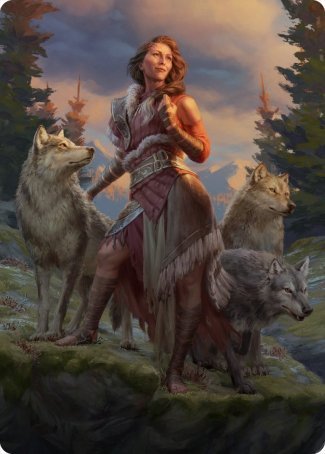 Arlinn, the Pack's Hope 1 Art Card [Innistrad: Midnight Hunt Art Series] | The Time Vault CA