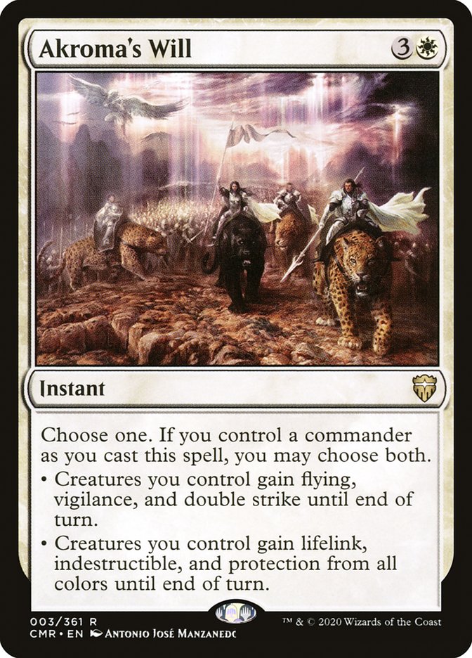 Akroma's Will [Commander Legends] | The Time Vault CA