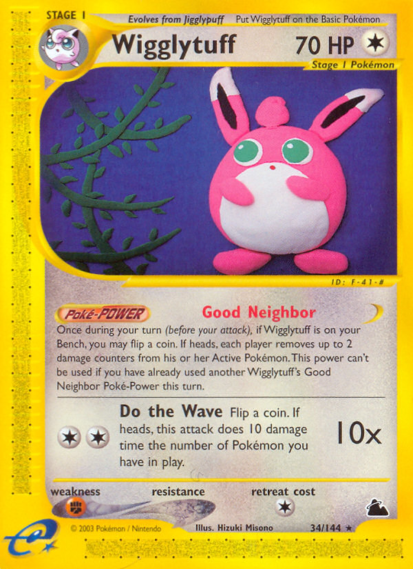 Wigglytuff (34/144) [Skyridge] | The Time Vault CA