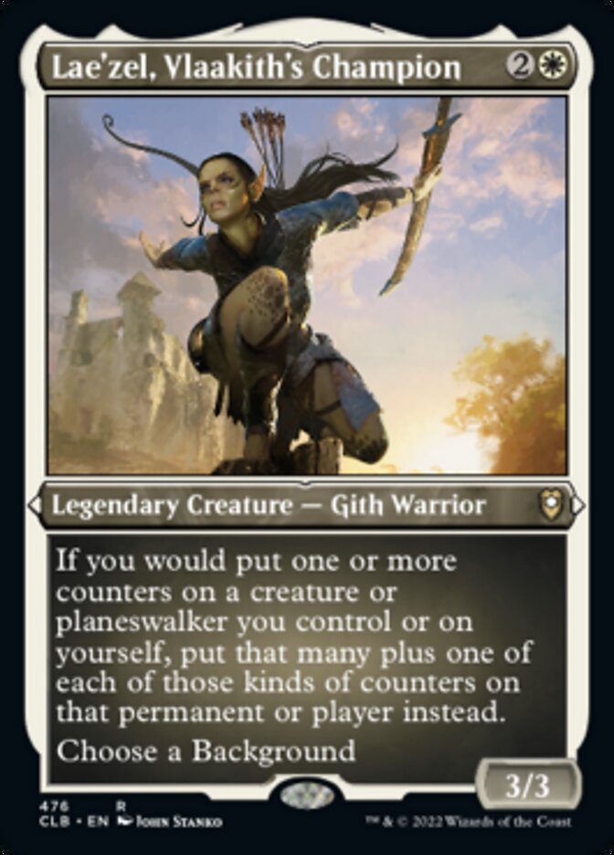 Lae'zel, Vlaakith's Champion (Foil Etched) [Commander Legends: Battle for Baldur's Gate] | The Time Vault CA