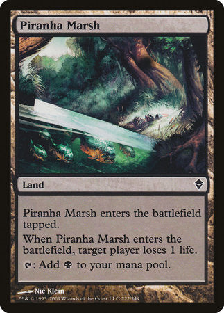 Piranha Marsh [Zendikar] | The Time Vault CA