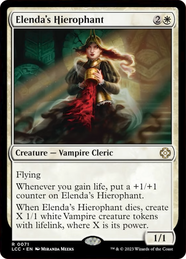 Elenda's Hierophant [The Lost Caverns of Ixalan Commander] | The Time Vault CA