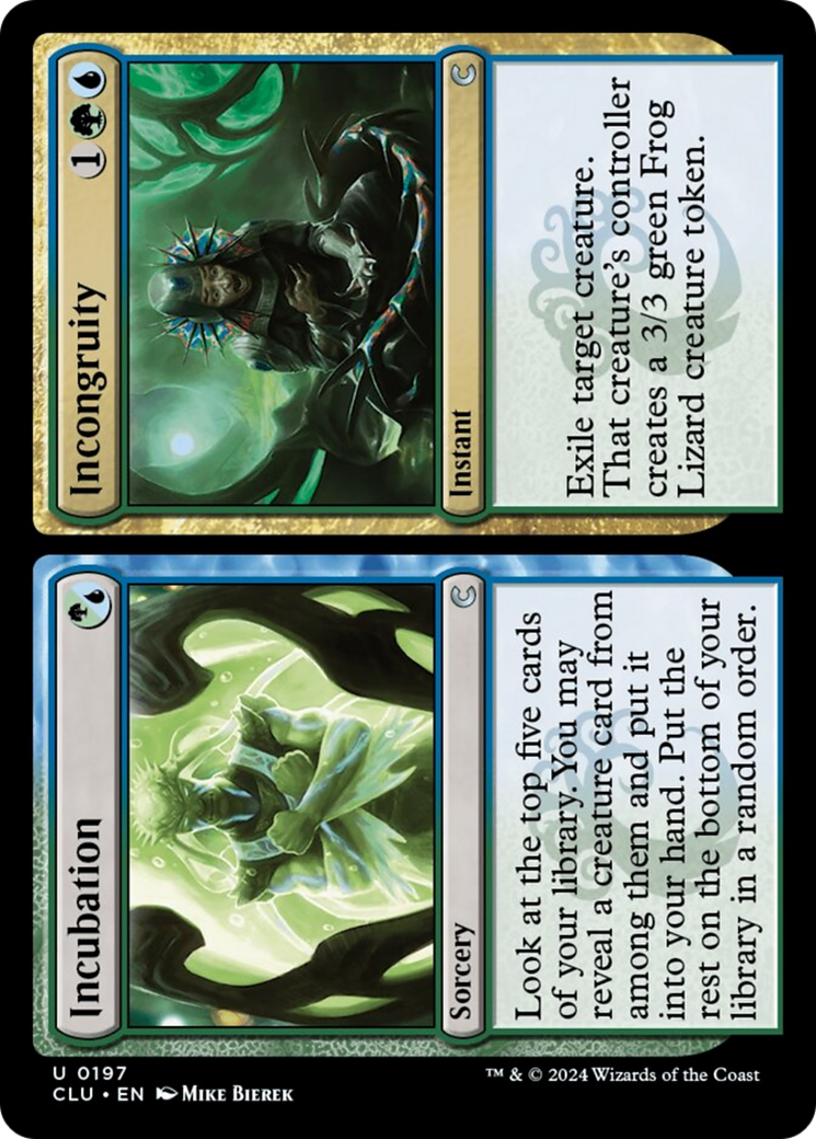 Incubation // Incongruity [Ravnica: Clue Edition] | The Time Vault CA