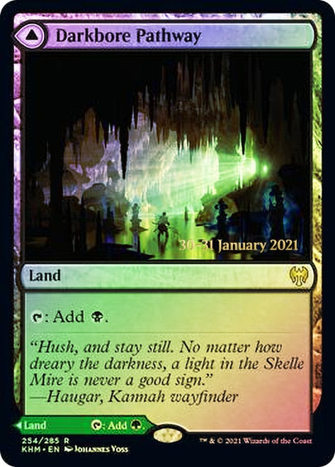 Darkbore Pathway // Slitherbore Pathway  [Kaldheim Prerelease Promos] | The Time Vault CA