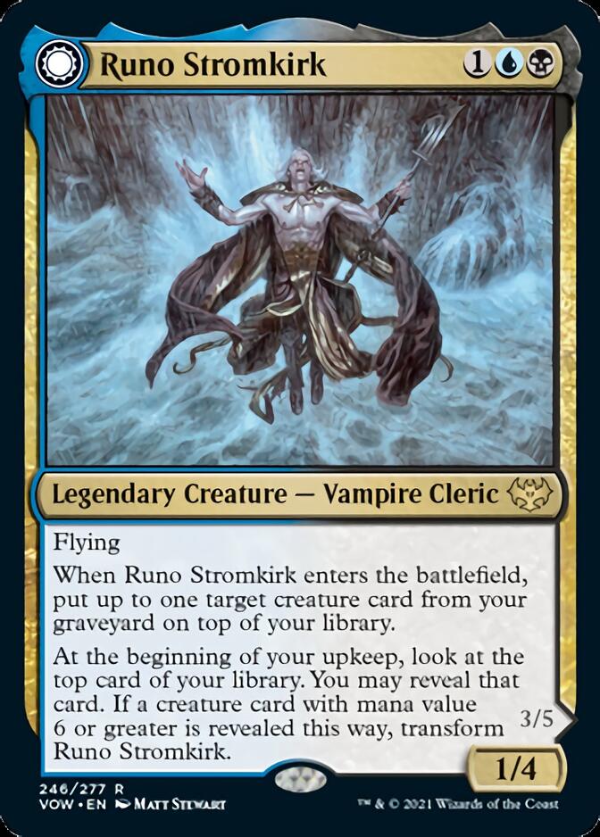 Runo Stromkirk // Krothuss, Lord of the Deep [Innistrad: Crimson Vow] | The Time Vault CA