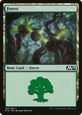 Forest (280) [Core Set 2019] | The Time Vault CA