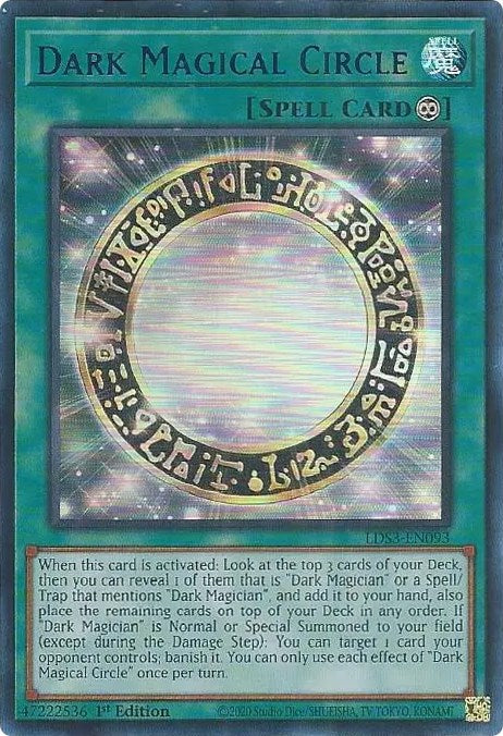 Dark Magical Circle (Blue) [LDS3-EN093] Ultra Rare | The Time Vault CA