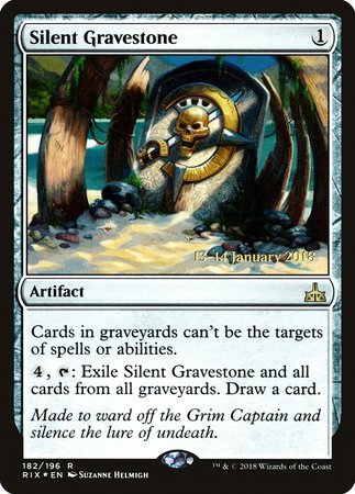 Silent Gravestone [Rivals of Ixalan Promos] | The Time Vault CA