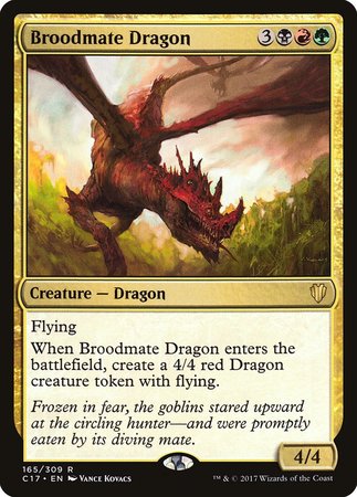 Broodmate Dragon [Commander 2017] | The Time Vault CA