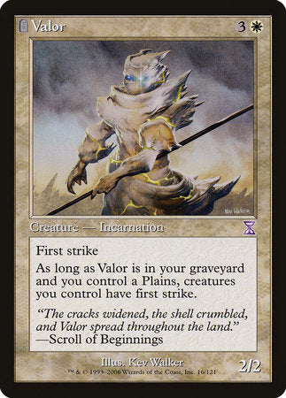 Valor [Time Spiral Timeshifted] | The Time Vault CA