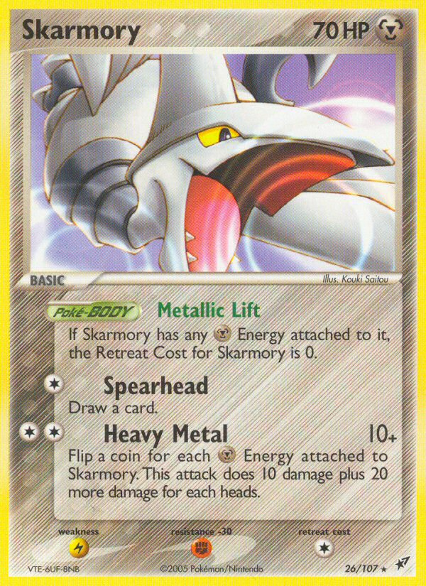 Skarmory (26/107) [EX: Deoxys] | The Time Vault CA