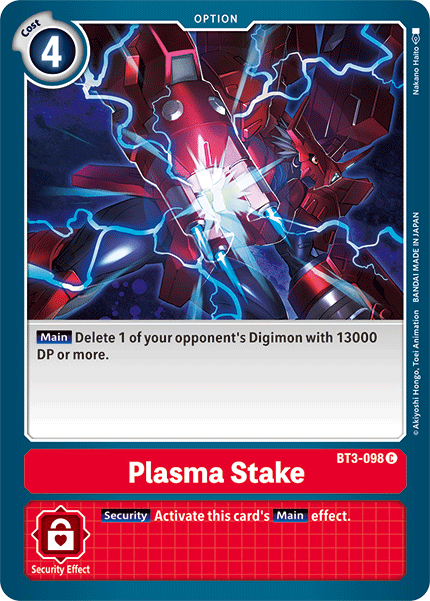 Plasma Stake [BT3-098] [Release Special Booster Ver.1.5] | The Time Vault CA