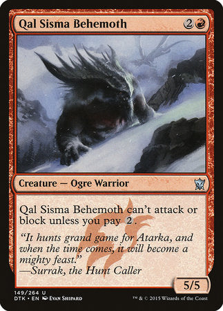 Qal Sisma Behemoth [Dragons of Tarkir] | The Time Vault CA