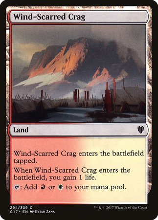 Wind-Scarred Crag [Commander 2017] | The Time Vault CA