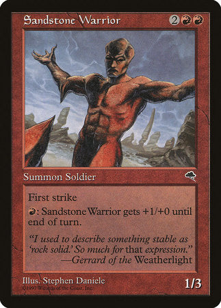 Sandstone Warrior [Tempest] | The Time Vault CA