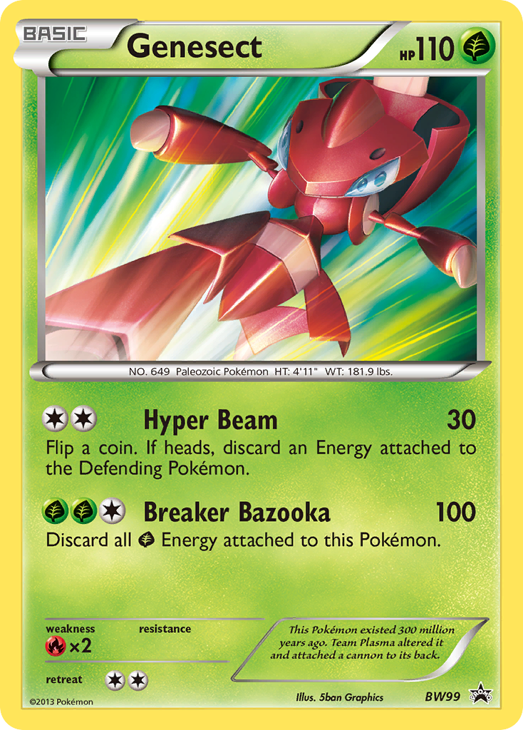 Genesect (BW99) [Black & White: Black Star Promos] | The Time Vault CA