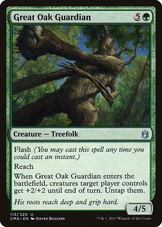 Great Oak Guardian [Commander Anthology] | The Time Vault CA