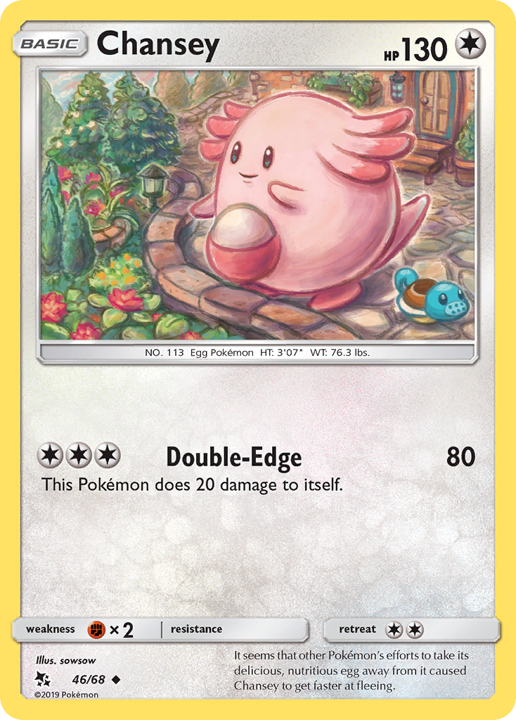 Chansey (46/68) [Sun & Moon: Hidden Fates] | The Time Vault CA