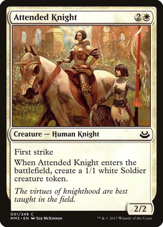 Attended Knight [Modern Masters 2017] | The Time Vault CA