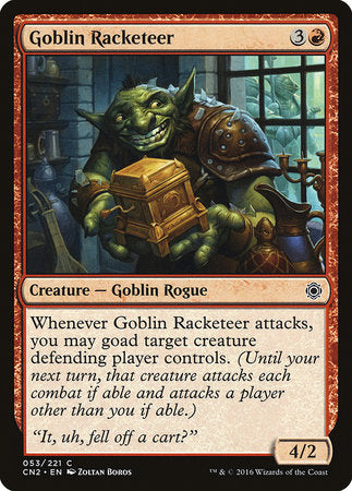 Goblin Racketeer [Conspiracy: Take the Crown] | The Time Vault CA