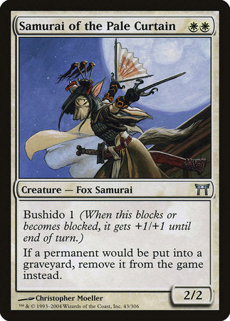 Samurai of the Pale Curtain [Champions of Kamigawa] | The Time Vault CA