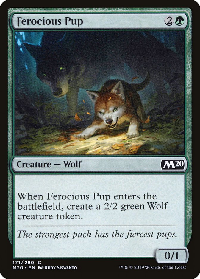 Ferocious Pup [Core Set 2020] | The Time Vault CA