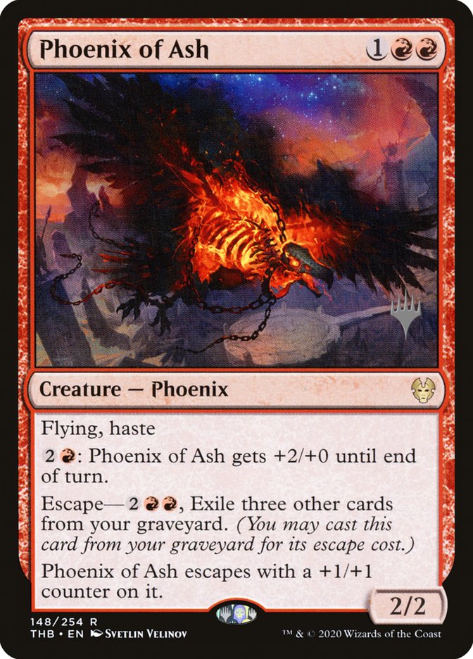 Phoenix of Ash (Promo Pack) [Theros Beyond Death Promos] | The Time Vault CA