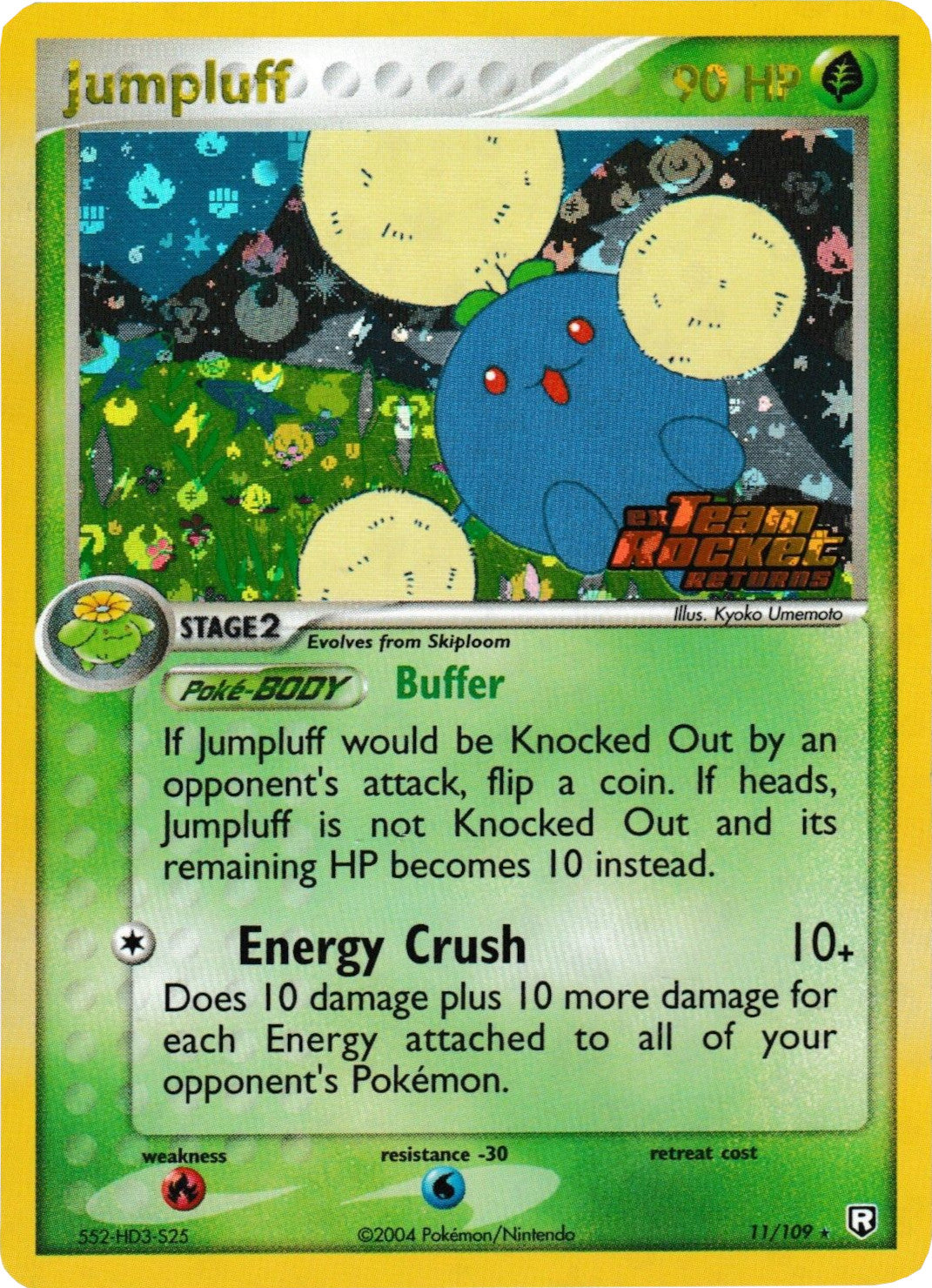 Jumpluff (11/109) (Stamped) [EX: Team Rocket Returns] | The Time Vault CA