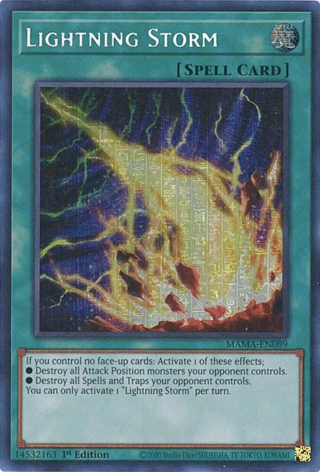 Lightning Storm [MAMA-EN089] Ultra Pharaoh's Rare | The Time Vault CA