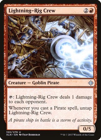 Lightning-Rig Crew [Ixalan] | The Time Vault CA