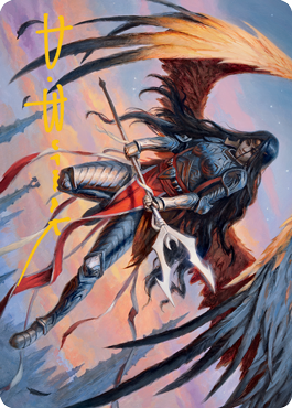 Liesa, Forgotten Archangel Art Card (Gold-Stamped Signature) [Innistrad: Midnight Hunt Art Series] | The Time Vault CA