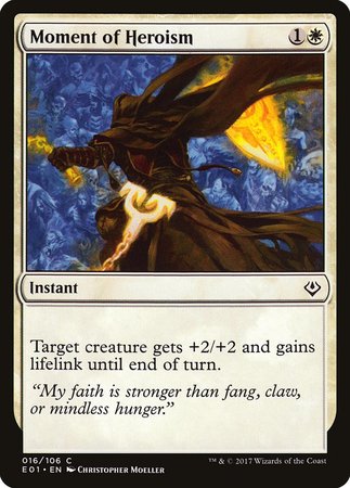 Moment of Heroism [Archenemy: Nicol Bolas] | The Time Vault CA