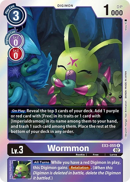 Wormmon [EX3-055] [Revision Pack Cards] | The Time Vault CA