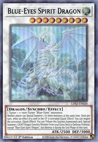 Blue-Eyes Spirit Dragon (Green) [LDS2-EN020] Ultra Rare | The Time Vault CA