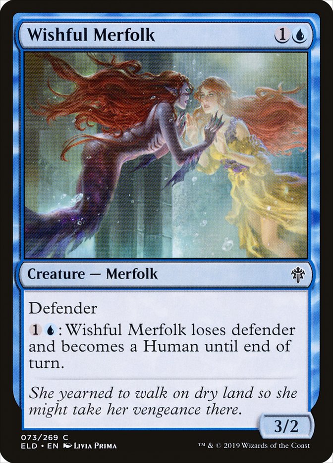 Wishful Merfolk [Throne of Eldraine] | The Time Vault CA