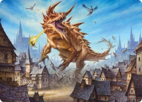 Tarrasque Art Card [Dungeons & Dragons: Adventures in the Forgotten Realms Art Series] | The Time Vault CA