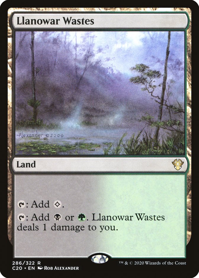 Llanowar Wastes [Commander 2020] | The Time Vault CA