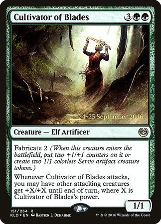 Cultivator of Blades [Kaladesh Promos] | The Time Vault CA