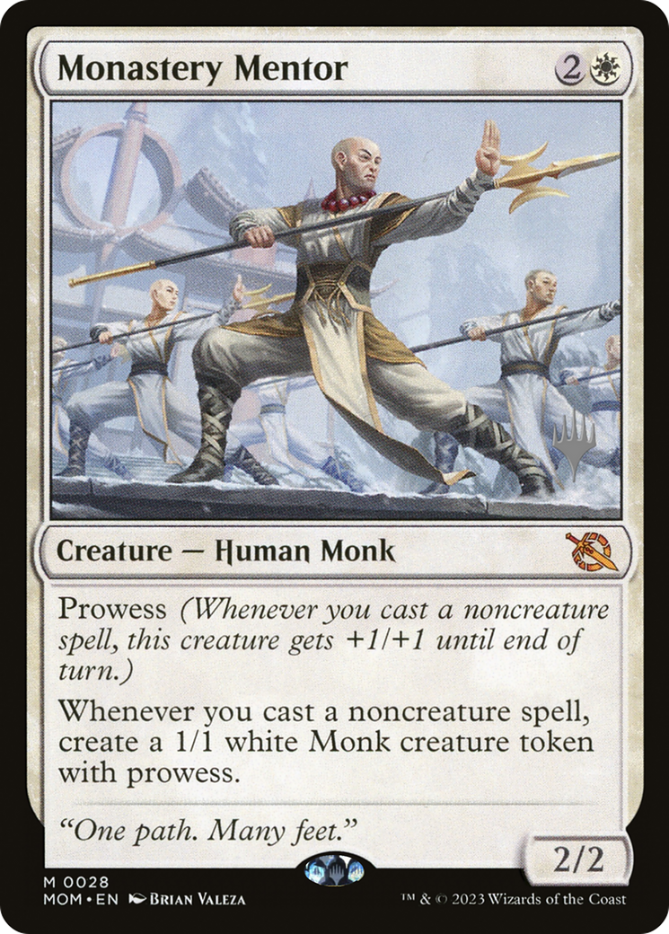 Monastery Mentor (Promo Pack) [March of the Machine Promos] | The Time Vault CA