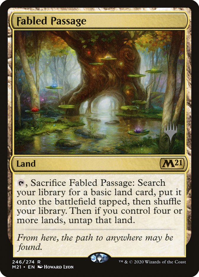 Fabled Passage (Promo Pack) [Core Set 2021 Promos] | The Time Vault CA
