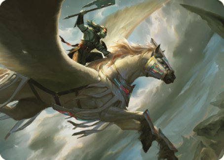 Cleaving Skyrider Art Card [Dominaria United Art Series] | The Time Vault CA