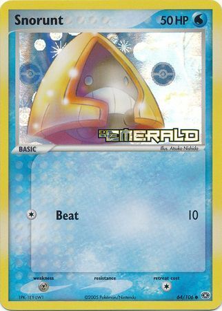 Snorunt (64/106) (Stamped) [EX: Emerald] | The Time Vault CA